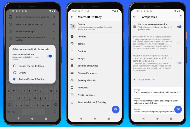 With SwiftKey you can synchronize the Android and Windows clipboard