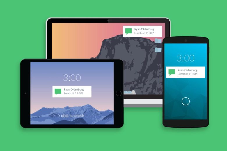 Pushbullet shows your mobile notifications on your PC