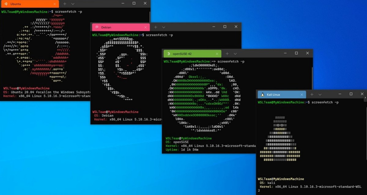 Windows Subsystem for Linux on Windows 10 |  wsl